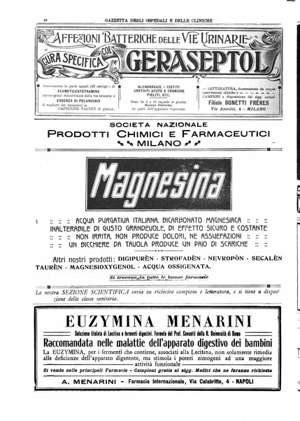 Gazzetta degli ospedali e delle cliniche