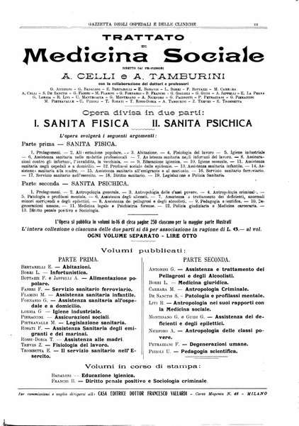 Gazzetta degli ospedali e delle cliniche