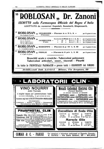 Gazzetta degli ospedali e delle cliniche