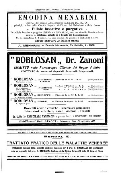 Gazzetta degli ospedali e delle cliniche