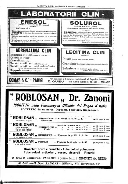 Gazzetta degli ospedali e delle cliniche