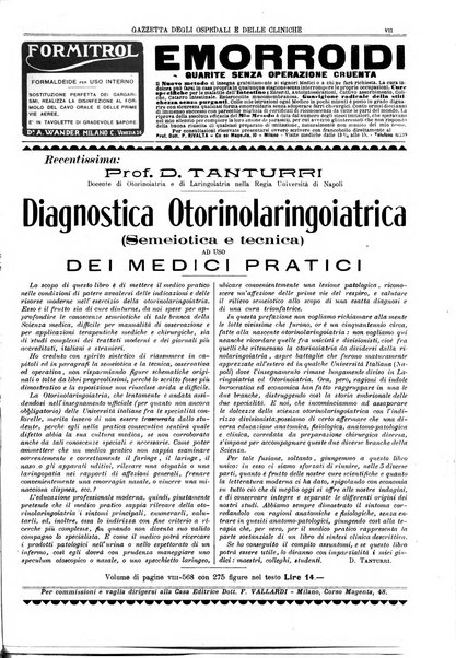 Gazzetta degli ospedali e delle cliniche