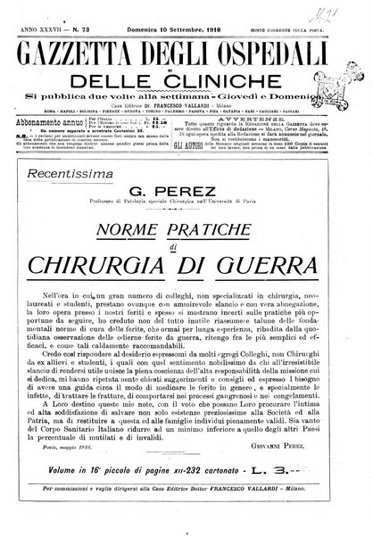 Gazzetta degli ospedali e delle cliniche