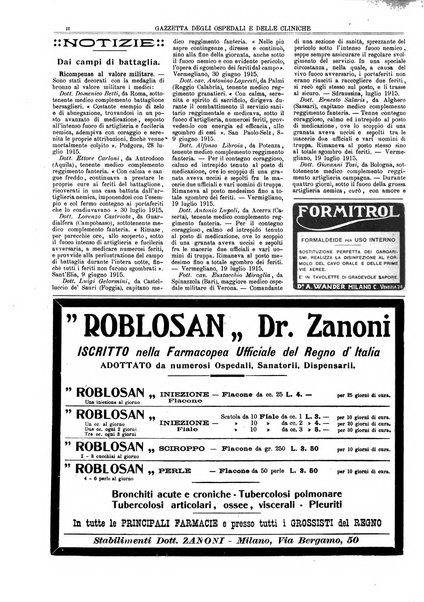 Gazzetta degli ospedali e delle cliniche