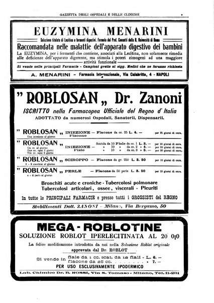 Gazzetta degli ospedali e delle cliniche