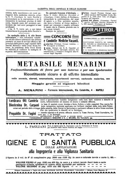 Gazzetta degli ospedali e delle cliniche