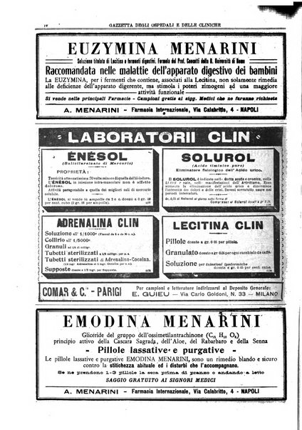 Gazzetta degli ospedali e delle cliniche