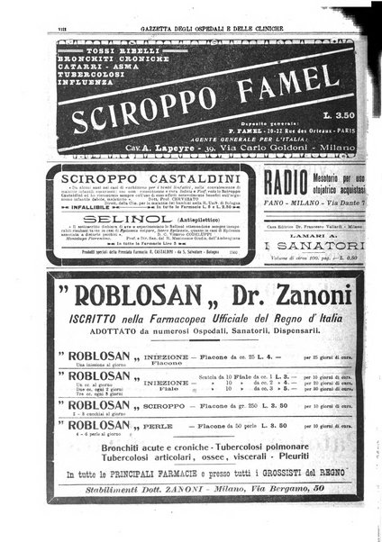 Gazzetta degli ospedali e delle cliniche