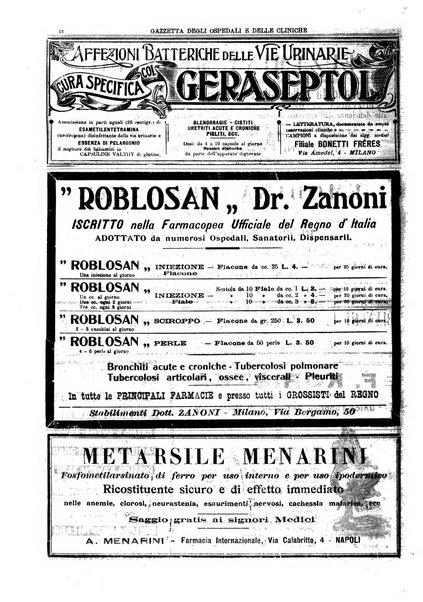 Gazzetta degli ospedali e delle cliniche