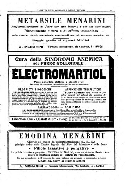 Gazzetta degli ospedali e delle cliniche