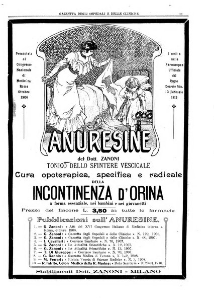 Gazzetta degli ospedali e delle cliniche