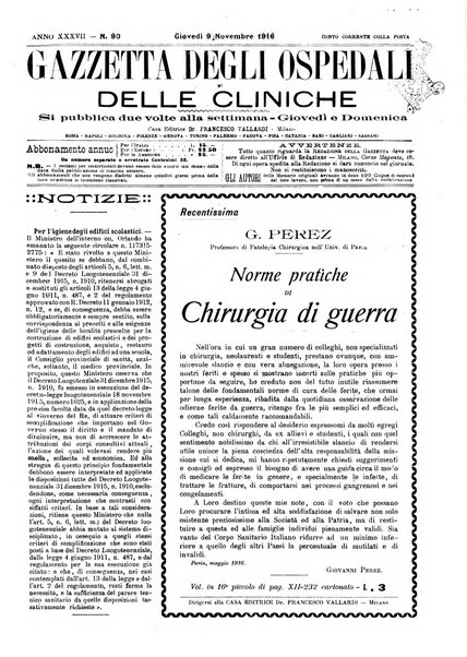 Gazzetta degli ospedali e delle cliniche