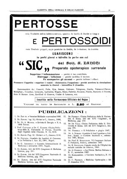 Gazzetta degli ospedali e delle cliniche