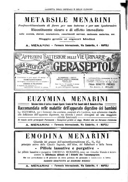 Gazzetta degli ospedali e delle cliniche