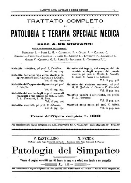 Gazzetta degli ospedali e delle cliniche