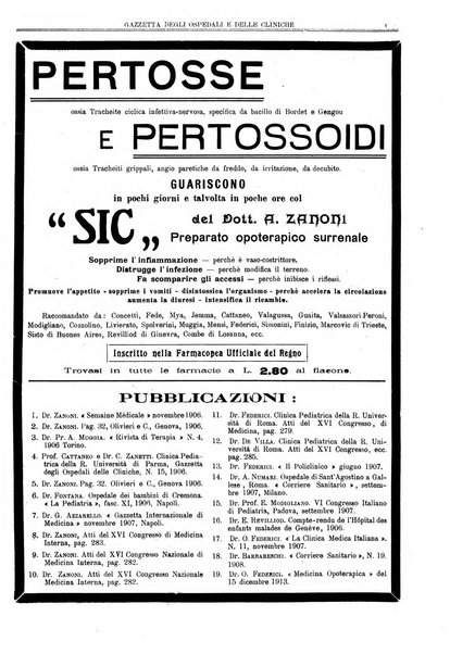 Gazzetta degli ospedali e delle cliniche