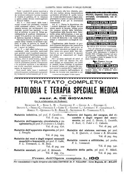 Gazzetta degli ospedali e delle cliniche