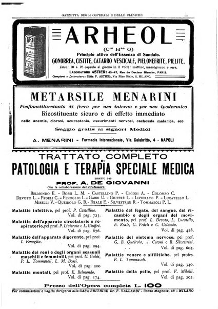 Gazzetta degli ospedali e delle cliniche