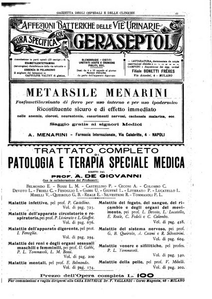 Gazzetta degli ospedali e delle cliniche