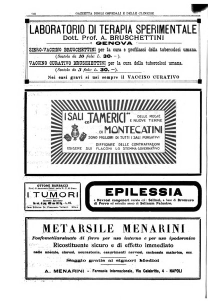 Gazzetta degli ospedali e delle cliniche