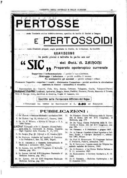 Gazzetta degli ospedali e delle cliniche