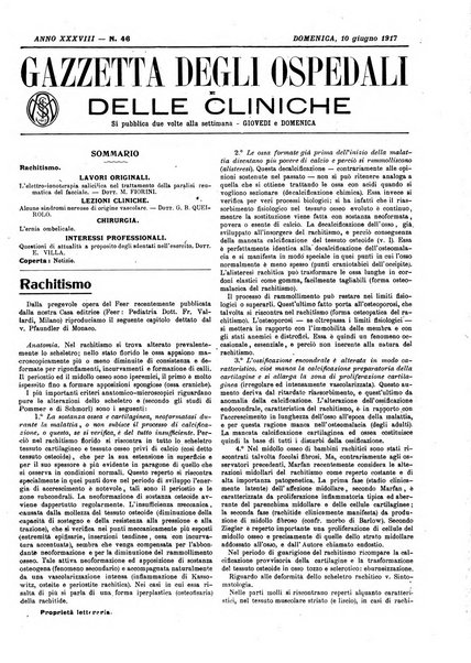 Gazzetta degli ospedali e delle cliniche