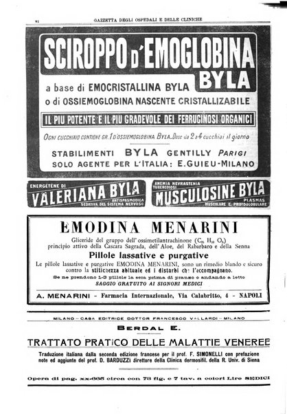 Gazzetta degli ospedali e delle cliniche