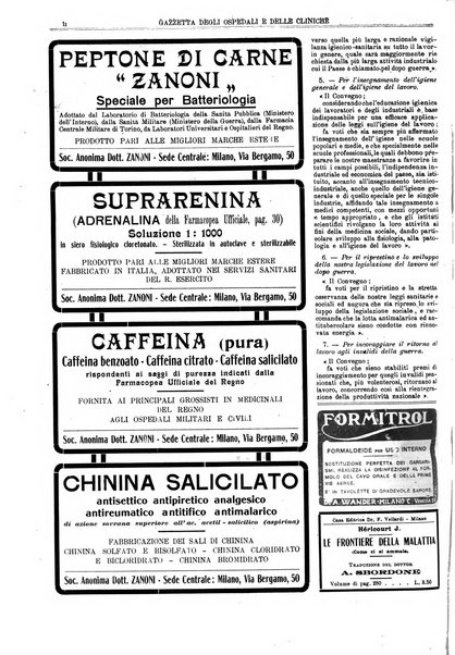 Gazzetta degli ospedali e delle cliniche