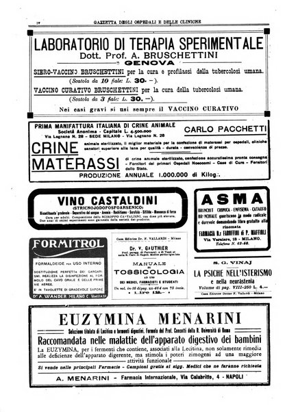 Gazzetta degli ospedali e delle cliniche