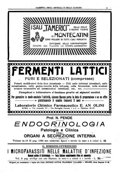 Gazzetta degli ospedali e delle cliniche