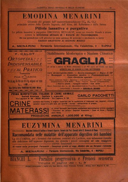 Gazzetta degli ospedali e delle cliniche