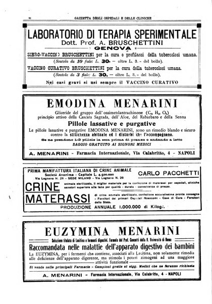 Gazzetta degli ospedali e delle cliniche