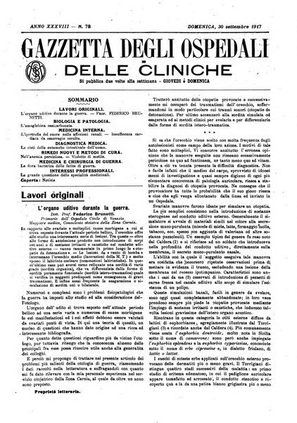 Gazzetta degli ospedali e delle cliniche