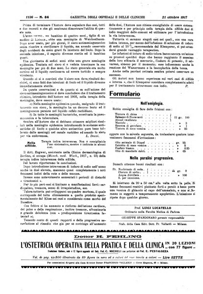 Gazzetta degli ospedali e delle cliniche