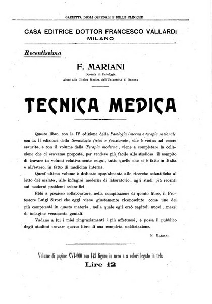 Gazzetta degli ospedali e delle cliniche