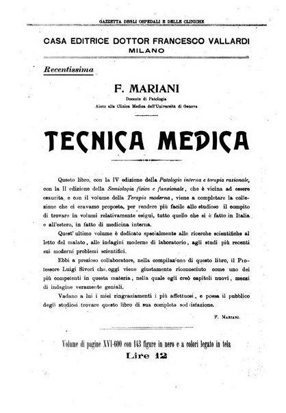 Gazzetta degli ospedali e delle cliniche