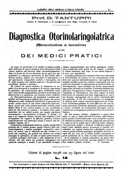 Gazzetta degli ospedali e delle cliniche