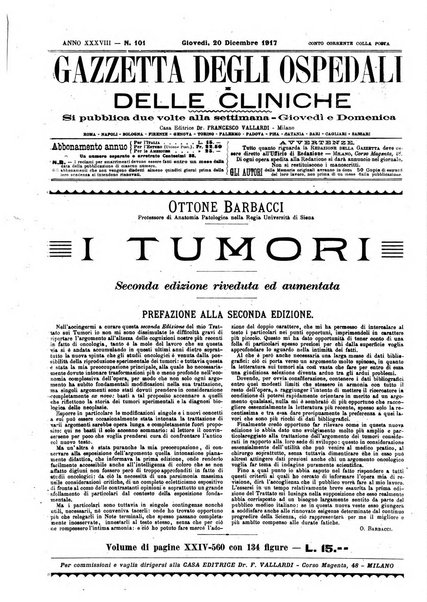 Gazzetta degli ospedali e delle cliniche