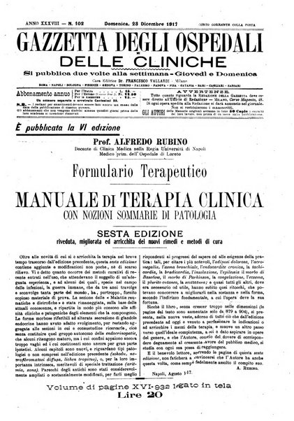 Gazzetta degli ospedali e delle cliniche