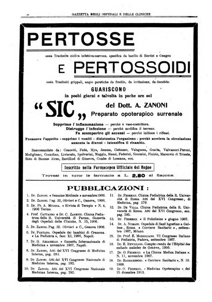 Gazzetta degli ospedali e delle cliniche