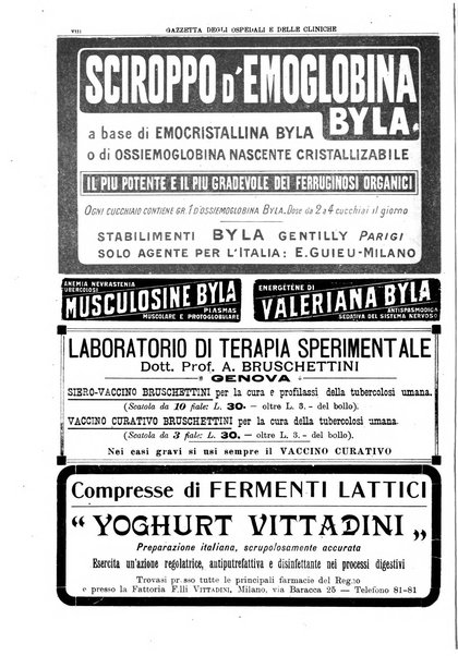 Gazzetta degli ospedali e delle cliniche