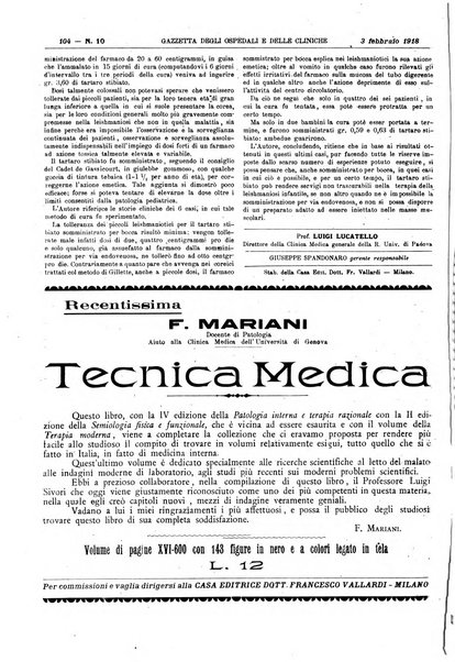 Gazzetta degli ospedali e delle cliniche