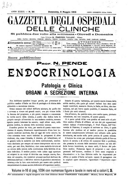 Gazzetta degli ospedali e delle cliniche