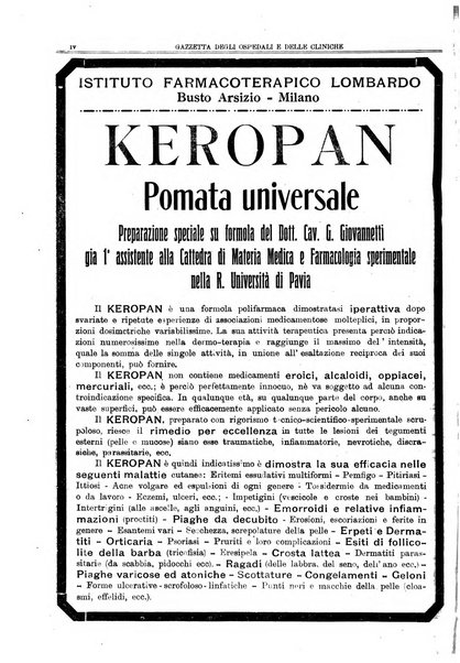 Gazzetta degli ospedali e delle cliniche