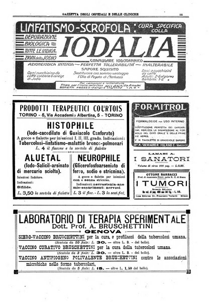 Gazzetta degli ospedali e delle cliniche