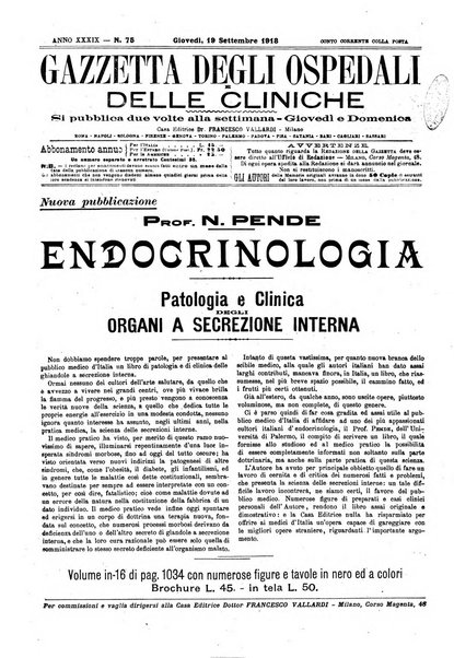 Gazzetta degli ospedali e delle cliniche