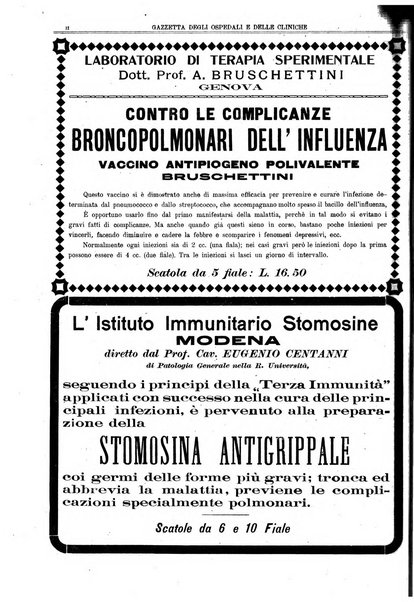 Gazzetta degli ospedali e delle cliniche