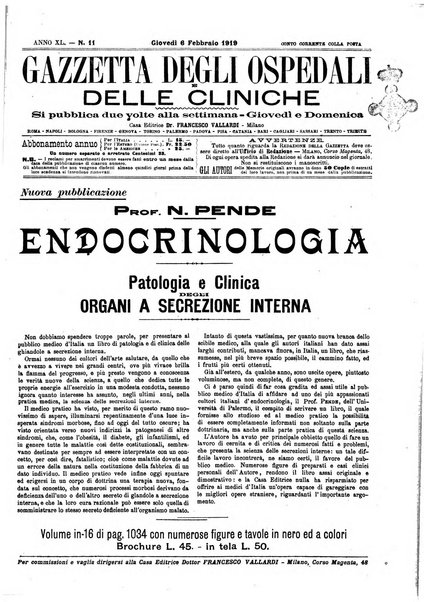 Gazzetta degli ospedali e delle cliniche