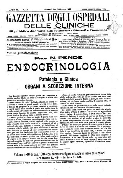 Gazzetta degli ospedali e delle cliniche