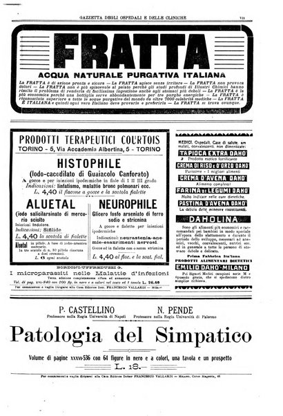 Gazzetta degli ospedali e delle cliniche